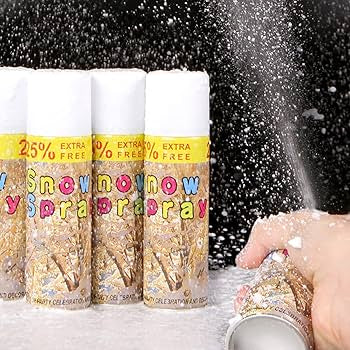 Snow spray