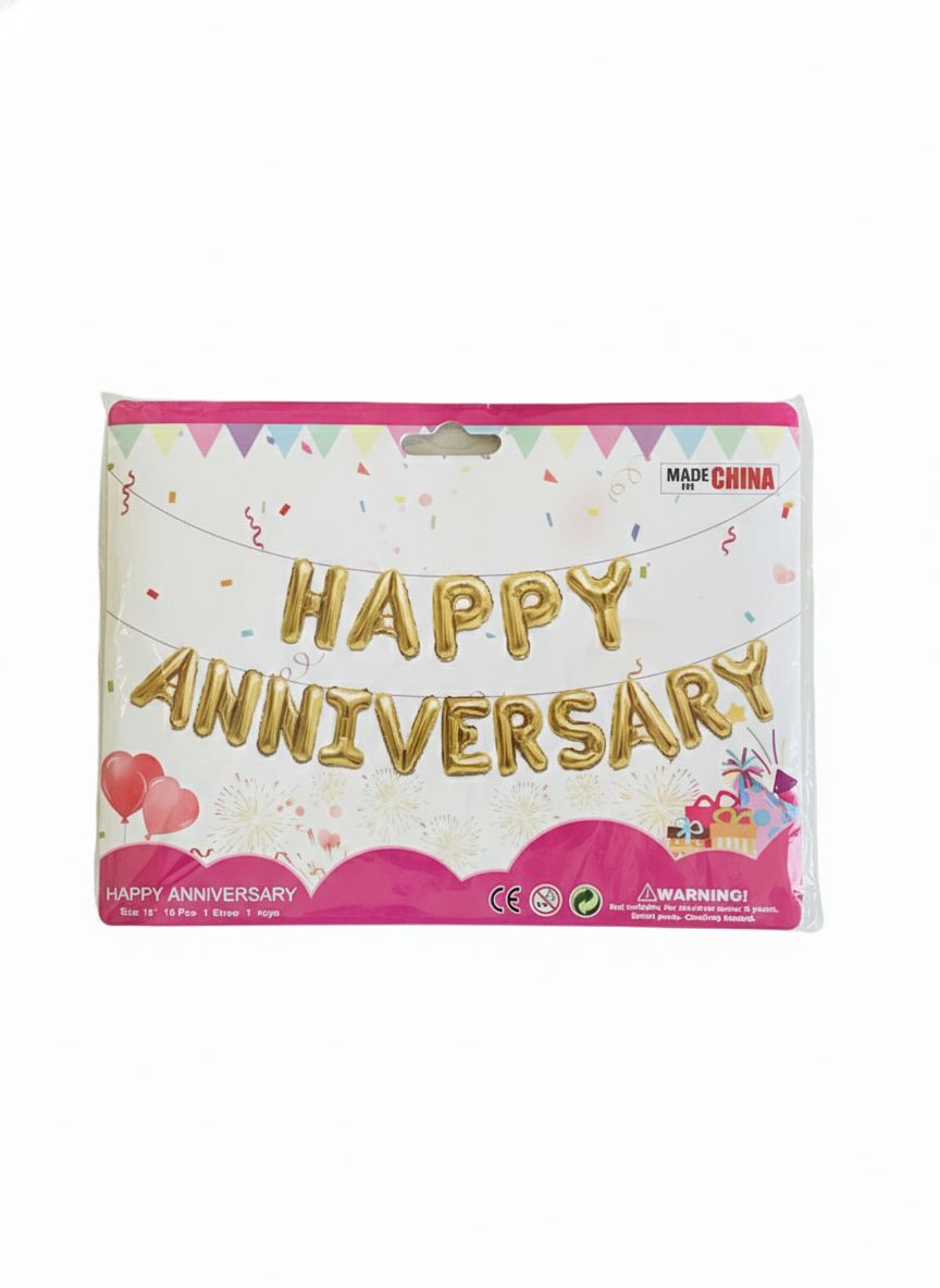 Happy Anniversary Foil Balloon