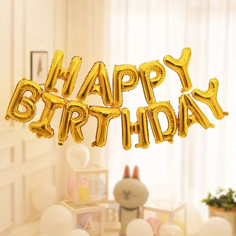 happy birthday foil balloon
