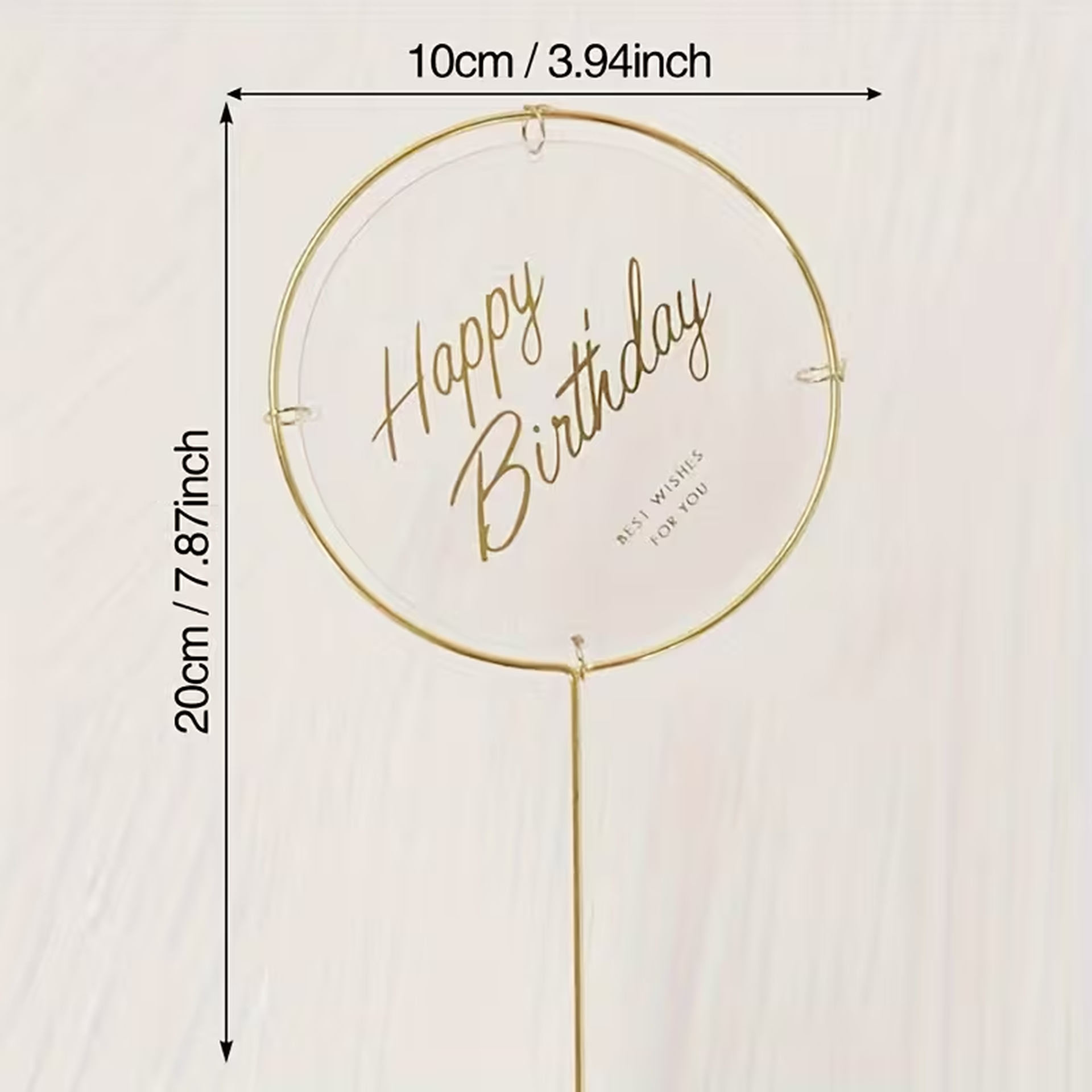 happy birthday topper transparent